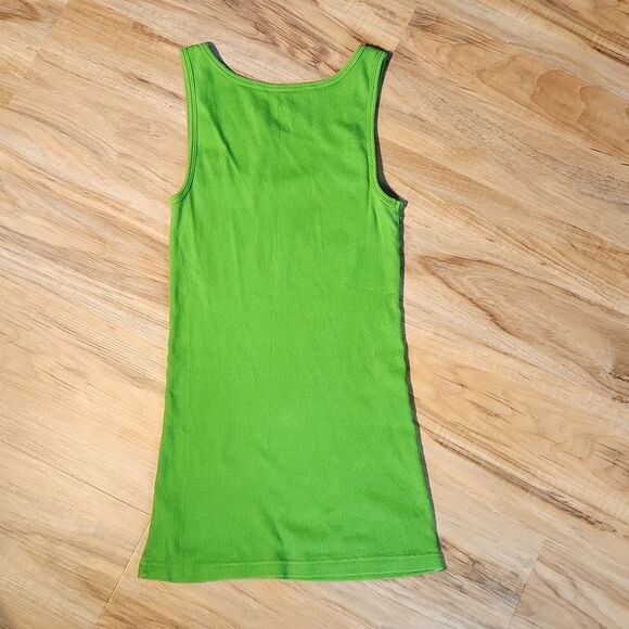 💜Old Navy Green Ribbed Tanktop Large - Picture 3 of 7